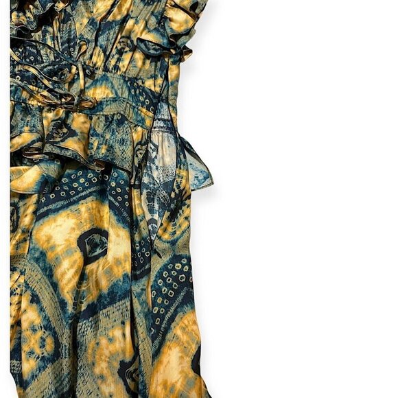 Ulla Johnson Avia Dress,  Silk, 0, NWT blue yellow - Picture 11 of 16